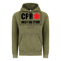 Vintage Olive cpr instructor Vintage Hoodie - linhVisuals