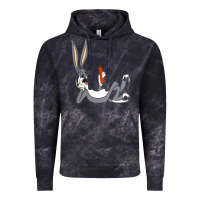 Cloud Black funny rabbit 3 Vintage Hoodie - linhVisuals