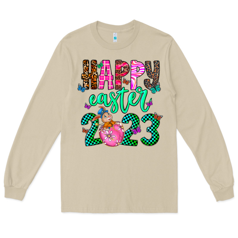 Happy Easter Long Sleeve Tee by CowhideDigitalArt | Teevron