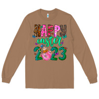 Toasted Coconut Happy Easter Long Sleeve Tee - CowhideDigitalArt