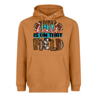 Meerkat my heart is on that field football Heavyweight Hoodie - RanaPortraitStore