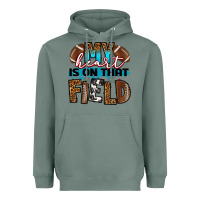 Sage my heart is on that field football Heavyweight Hoodie - RanaPortraitStore