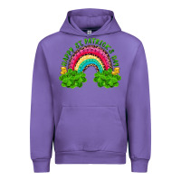 Tulip Happy St. Patrick's Day Rainbow And Shamrock Urban Hoodie - RanaPortraitStore