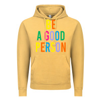 Vintage Mustard Be A Good Person Vintage Hoodie - linhVisuals