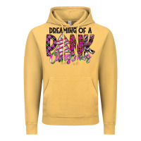 Vintage Mustard Dreaming Of A Pink Christmas Vintage Hoodie - CowhideDigitalArt