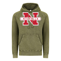 Vintage Olive nicholls state colonels wordmark Vintage Hoodie - linhVisuals