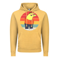 Vintage Mustard smiling friends Vintage Hoodie - linhVisuals