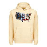 Pina Colada usa american flag background Premium Hoodie - Jasminsmagicworld