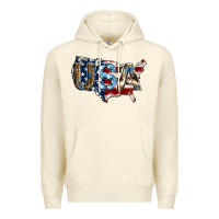 Sandshell usa american flag background Premium Hoodie - Jasminsmagicworld