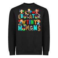 Black Educator of tiny humans Heavyweight Sweatshirt - RanaPortraitStore