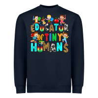Navy Educator of tiny humans Heavyweight Sweatshirt - RanaPortraitStore