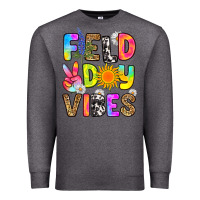 Charcoal Heather field day vibes Premium Sweatshirt - RanaPortraitStore