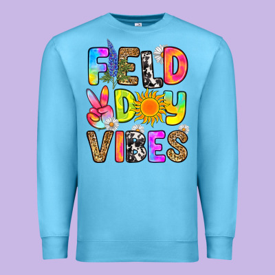 Field Day Vibes Premium Sweatshirt Designed By Ranaportraitstore