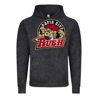 Vintage Black Rapid City Rush Vintage Hoodie - linhVisuals