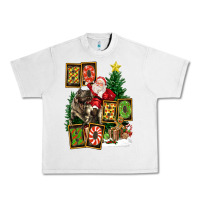 Lunar Rock Christmas Trex Ho Ho Ho Santa Urban Heavy Tee - FaDigitalArtStudio