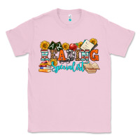 Bubblegum Pink reading specialist olivia Classic Tee - OliviaCreatesArt