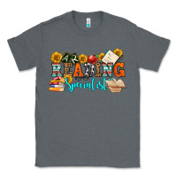 Charcoal Heather reading specialist olivia Classic Tee - OliviaCreatesArt