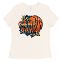 Bone it's game day y'all basketball Ladies Tee - FaDigitalArtStudio