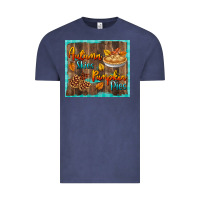 Vintage Denim autumn skies pumpkin pies tumbler Vintage Tee - BundleAndBundleShop