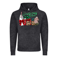 Vintage Black Christmas Vibes Vintage Hoodie - CowhideDigitalArt