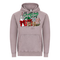Vintage Zinc Christmas Vibes Vintage Hoodie - CowhideDigitalArt