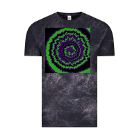 Cloud Black halloween tie dye pattern black Vintage Tee - RanaPortraitStore