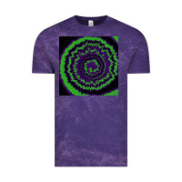 Cloud Purple halloween tie dye pattern black Vintage Tee - RanaPortraitStore