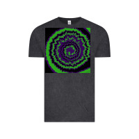 Vintage Black halloween tie dye pattern black Vintage Tee - RanaPortraitStore