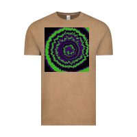 Vintage Coffee halloween tie dye pattern black Vintage Tee - RanaPortraitStore