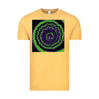 Vintage Mustard halloween tie dye pattern black Vintage Tee - RanaPortraitStore