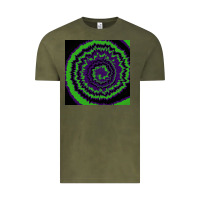 Halloween Tie Dye Pattern Black Vintage Tee | Teevron