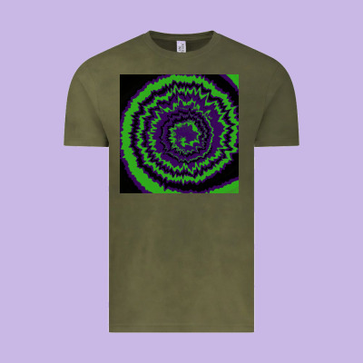 Halloween Tie Dye Pattern Black Vintage Tee Designed By Ranaportraitstore