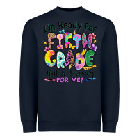 Navy I'm ready for fifth grade but is it ready for me Heavyweight Sweatshirt - RanaPortraitStore