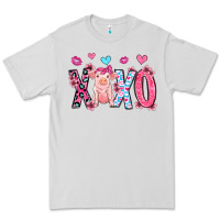 Dove Grey xoxo pig olivia Premium Tee - OliviaCreatesArt
