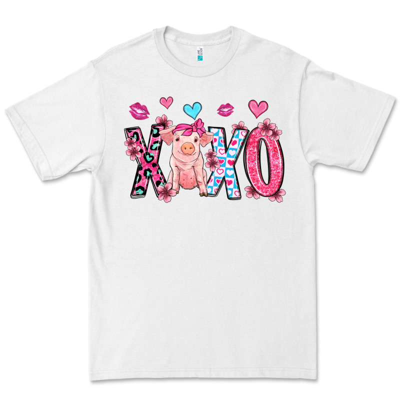 Xoxo Pig Olivia Premium Tee by OliviaCreatesArt | Teevron