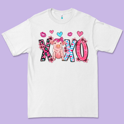 Xoxo Pig Olivia Premium Tee Designed By Oliviacreatesart
