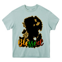 Arona Blessed black history Heavy Core Tee - HowdyJamesFarm