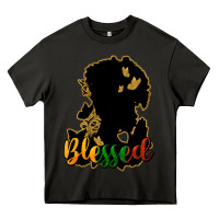 Asphalt Blessed black history Heavy Core Tee - HowdyJamesFarm
