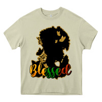 Mossy Blessed black history Heavy Core Tee - HowdyJamesFarm