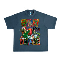 Midnight Navy Rex The Halls Urban Heavy Tee - FaDigitalArtStudio