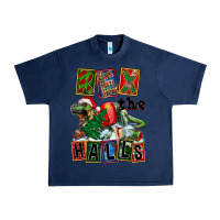 Navy Rex The Halls Urban Heavy Tee - FaDigitalArtStudio