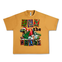 Peanut Butter Rex The Halls Urban Heavy Tee - FaDigitalArtStudio