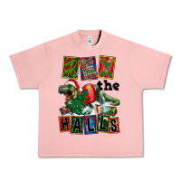 Salmon Rex The Halls Urban Heavy Tee - FaDigitalArtStudio