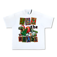 White Rex The Halls Urban Heavy Tee - FaDigitalArtStudio