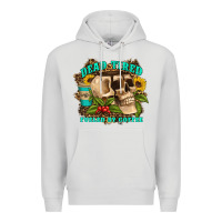 Dove Grey dead tired fueled by coffee Premium Hoodie - Artiststas