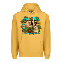 Mustard dead tired fueled by coffee Premium Hoodie - Artiststas