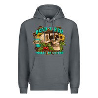Rock dead tired fueled by coffee Premium Hoodie - Artiststas