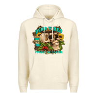 Sandshell dead tired fueled by coffee Premium Hoodie - Artiststas