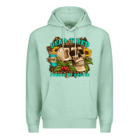 Seafoam dead tired fueled by coffee Premium Hoodie - Artiststas