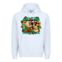 White dead tired fueled by coffee Premium Hoodie - Artiststas